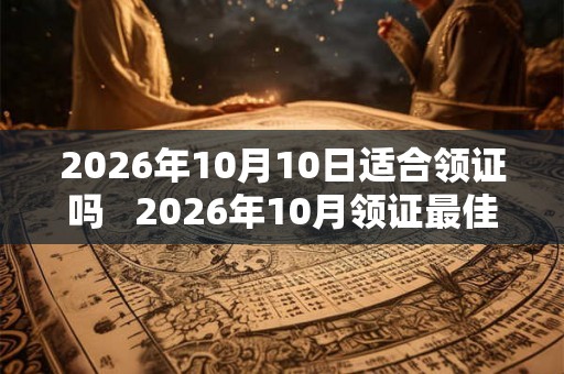 2026年10月10日适合领证吗 2026年10月领证最佳时间是哪几天 2026年10月10日适合领证吗 2026年10月领证最佳时间是哪几天