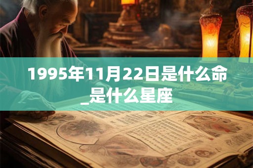 1995年11月22日是什么命_是什么星座 1995年11月22日是什么命_是什么星座