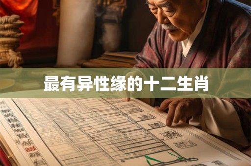 最有异性缘的十二生肖 最有异性缘的十二生肖