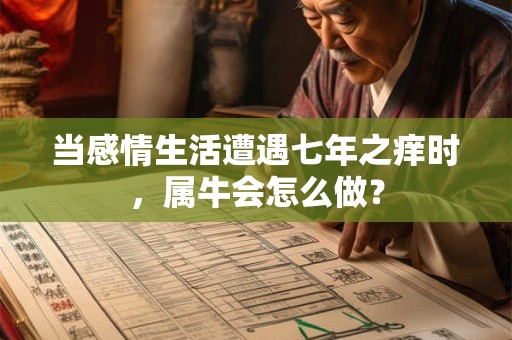 当感情生活遭遇七年之痒时，属牛会怎么做？