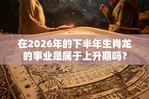 在2026年的下半年生肖龙的事业是属于上升期吗? 在2026年的下半年生肖龙的事业是属于上升期吗?