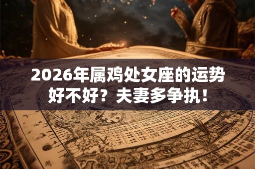 2026年属鸡处女座的运势好不好？夫妻多争执！