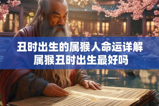 丑时出生的属猴人命运详解 属猴丑时出生最好吗
