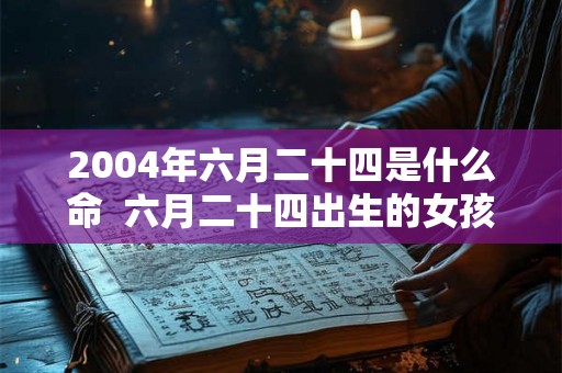 2004年六月二十四是什么命 六月二十四出生的女孩什么命 2004年六月二十四是什么命 六月二十四出生的女孩什么命