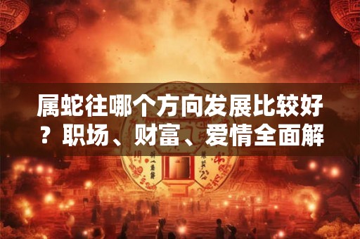 属蛇往哪个方向发展比较好?职场、财富、爱情全面解析 属蛇往哪个方向发展比较好?职场、财富、爱情全面解析