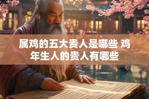 属鸡的五大贵人是哪些 鸡年生人的贵人有哪些