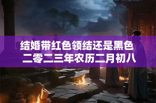 结婚带红色领结还是黑色  二零二三年农历二月初八是黄道吉日吗