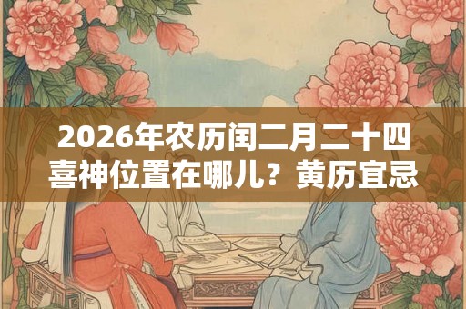 2026年农历闰二月二十四喜神位置在哪儿？黄历宜忌查询