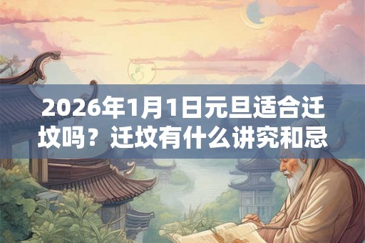 2026年1月1日元旦适合迁坟吗？迁坟有什么讲究和忌讳？