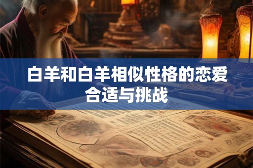 白羊和白羊相似性格的恋爱合适与挑战