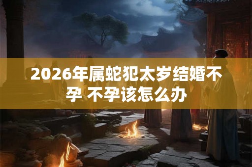 2026年属蛇犯太岁结婚不孕 不孕该怎么办