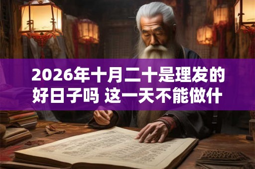 2026年十月二十是理发的好日子吗 这一天不能做什么