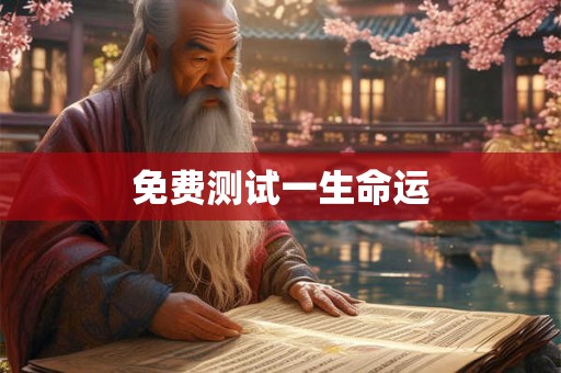 免费测试一生命运 免费测试一生命运