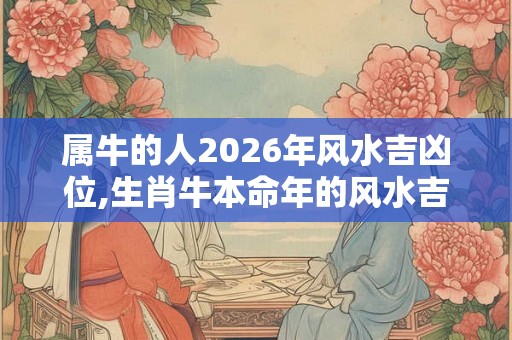 属牛的人2026年风水吉凶位,生肖牛本命年的风水吉凶位? 属牛的人2026年风水吉凶位,生肖牛本命年的风水吉凶位?