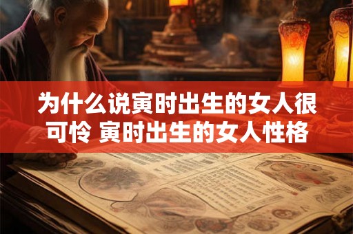为什么说寅时出生的女人很可怜 寅时出生的女人性格