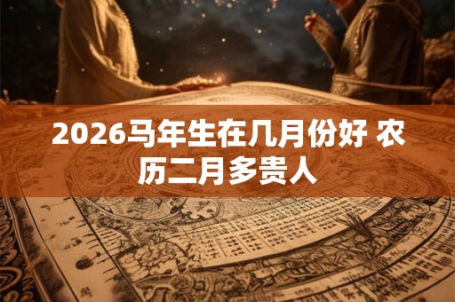 2026马年生在几月份好 农历二月多贵人 2026马年生在几月份好 农历二月多贵人