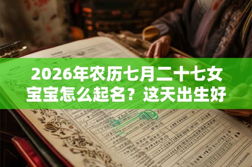 2026年农历七月二十七女宝宝怎么起名？这天出生好命吗？