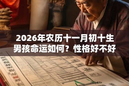 2026年农历十一月初十生男孩命运如何?性格好不好? 2026年农历十一月初十生男孩命运如何?性格好不好?