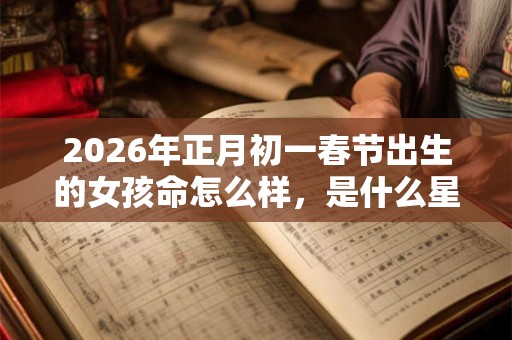 2026年正月初一春节出生的女孩命怎么样，是什么星座？