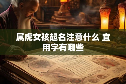 属虎女孩起名注意什么 宜用字有哪些