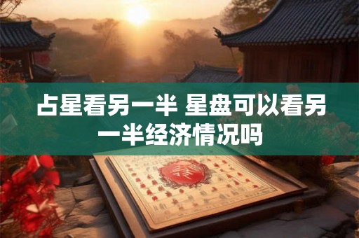 占星看另一半 星盘可以看另一半经济情况吗