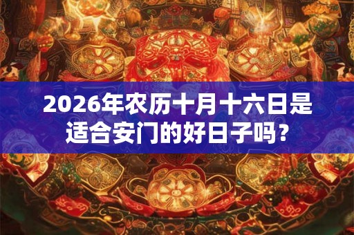 2026年农历十月十六日是适合安门的好日子吗? 2026年农历十月十六日是适合安门的好日子吗?