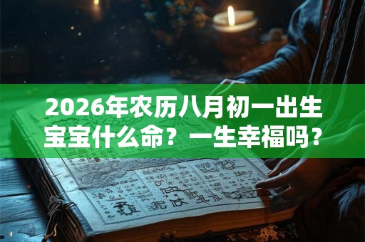 2026年农历八月初一出生宝宝什么命？一生幸福吗？