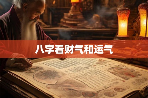 八字看财气和运气 八字看财气和运气