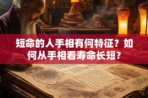 短命的人手相有何特征？如何从手相看寿命长短？