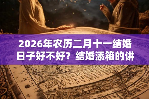 2026年农历二月十一结婚日子好不好?结婚添箱的讲究 2026年农历二月十一结婚日子好不好?结婚添箱的讲究