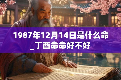 1987年12月14日是什么命_丁酉命命好不好