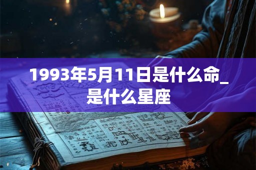 1993年5月11日是什么命_是什么星座