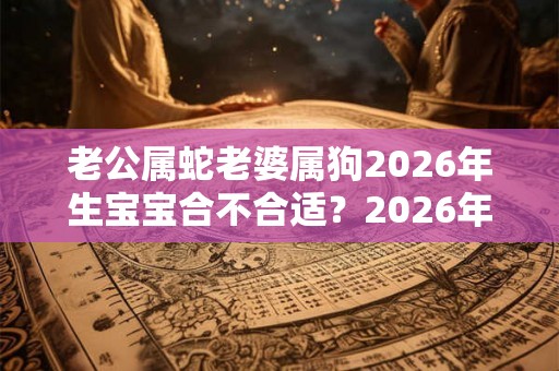 老公属蛇老婆属狗2026年生宝宝合不合适？2026年出生的宝宝命运如何？