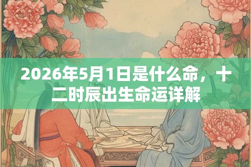 2026年5月1日是什么命,十二时辰出生命运详解 2026年5月1日是什么命,十二时辰出生命运详解
