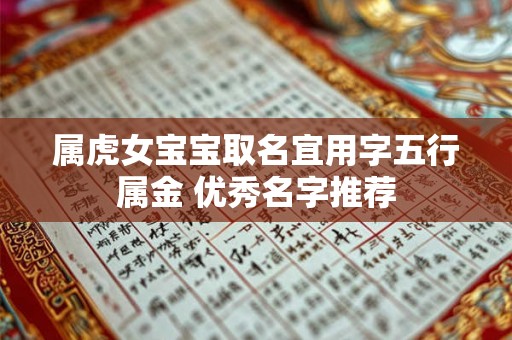 属虎女宝宝取名宜用字五行属金 优秀名字推荐 属虎女宝宝取名宜用字五行属金 优秀名字推荐