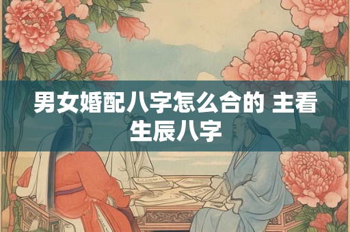 男女婚配八字怎么合的 主看生辰八字