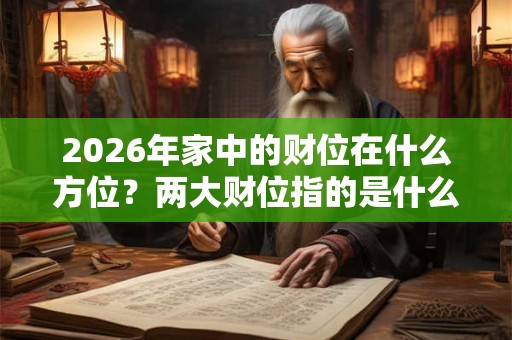 2026年家中的财位在什么方位？两大财位指的是什么？