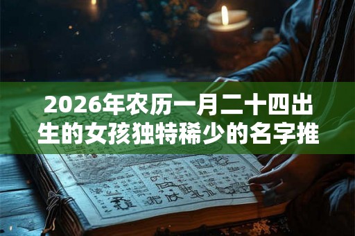 2026年农历一月二十四出生的女孩独特稀少的名字推荐