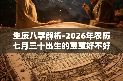 生辰八字解析-2026年农历七月三十出生的宝宝好不好 生辰八字解析-2026年农历七月三十出生的宝宝好不好