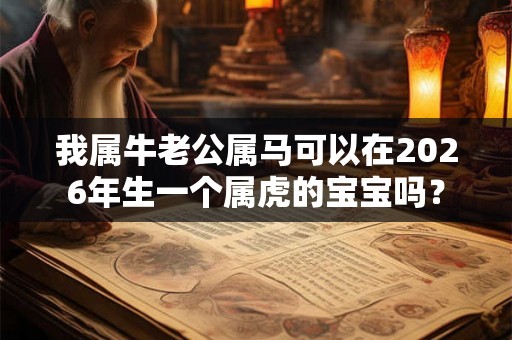 我属牛老公属马可以在2026年生一个属虎的宝宝吗？