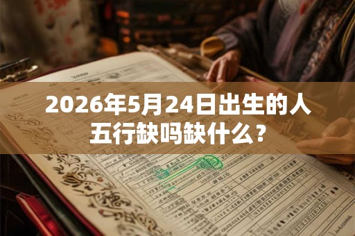 2026年5月24日出生的人五行缺吗缺什么？