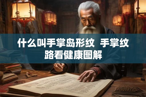 什么叫手掌岛形纹  手掌纹路看健康图解