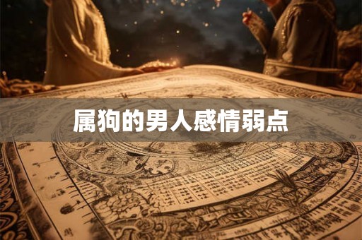 属狗的男人感情弱点 属狗的男人感情弱点