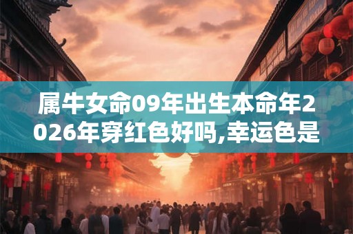 属牛女命09年出生本命年2026年穿红色好吗,幸运色是什么