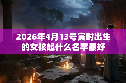 2026年4月13号寅时出生的女孩起什么名字最好