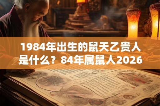 1984年出生的鼠天乙贵人是什么？84年属鼠人2026年运势好吗？
