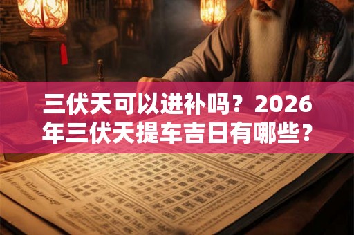 三伏天可以进补吗？2026年三伏天提车吉日有哪些？