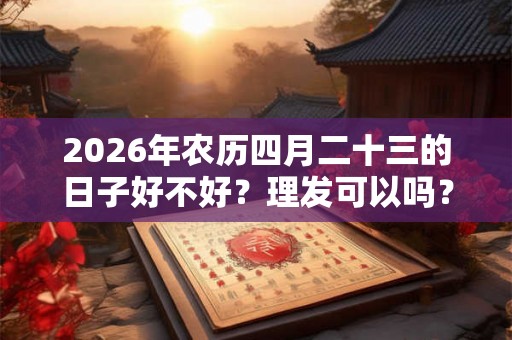 2026年农历四月二十三的日子好不好?理发可以吗? 2026年农历四月二十三的日子好不好?理发可以吗?
