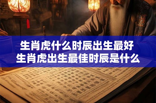生肖虎什么时辰出生最好 生肖虎出生最佳时辰是什么 生肖虎什么时辰出生最好 生肖虎出生最佳时辰是什么