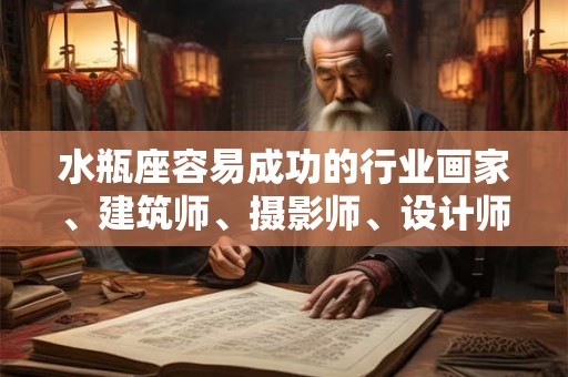 水瓶座容易成功的行业画家、建筑师、摄影师、设计师